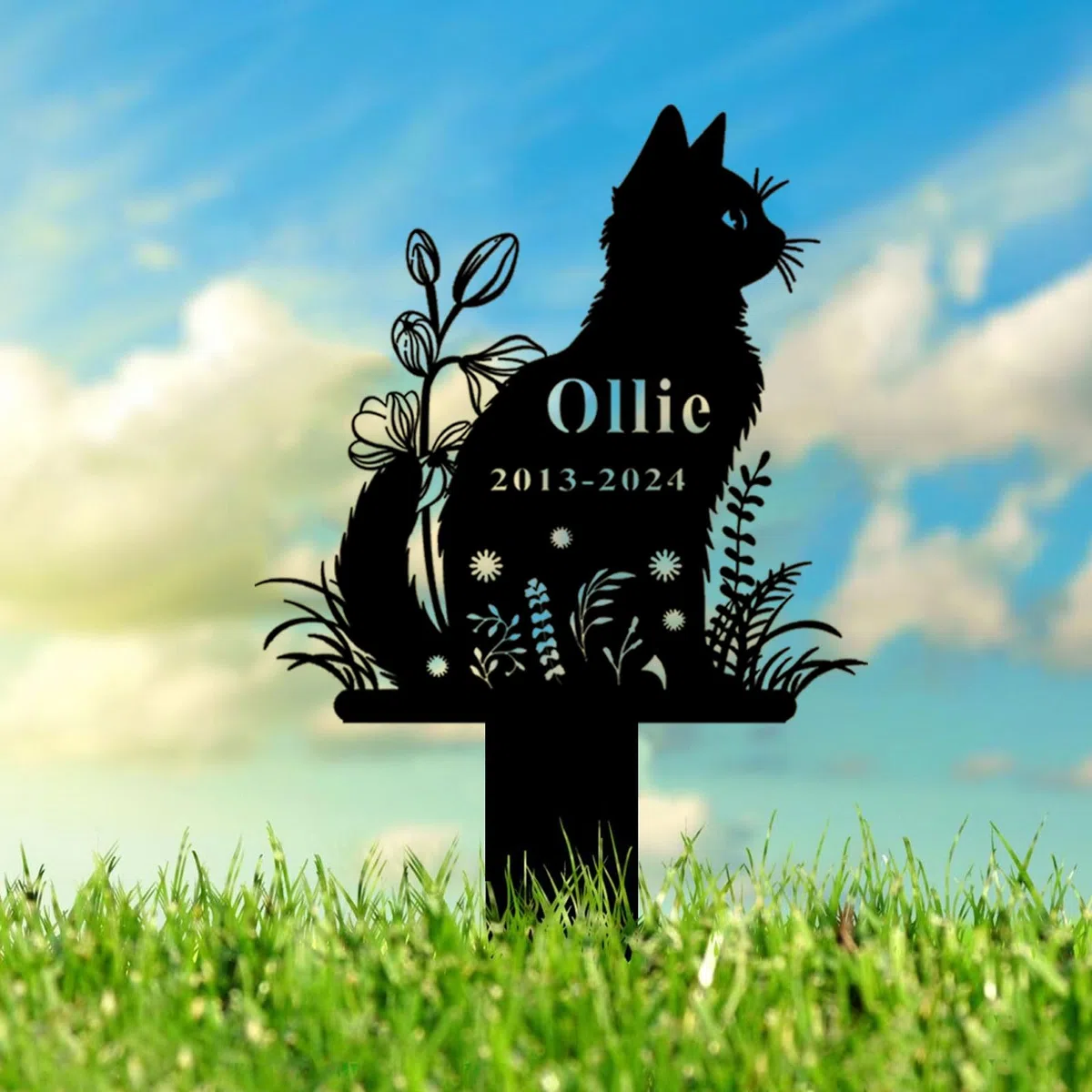 Gedenkgrabsteine ​​für Haustiere, für Hunde und Katzen, Hundegrabsteine ​​für Draußen, Grabstein für Haustiere, Geschenke für den Friedhof, Erinnerungsgrab, Bestattungspfahl für Haustierbesitzer