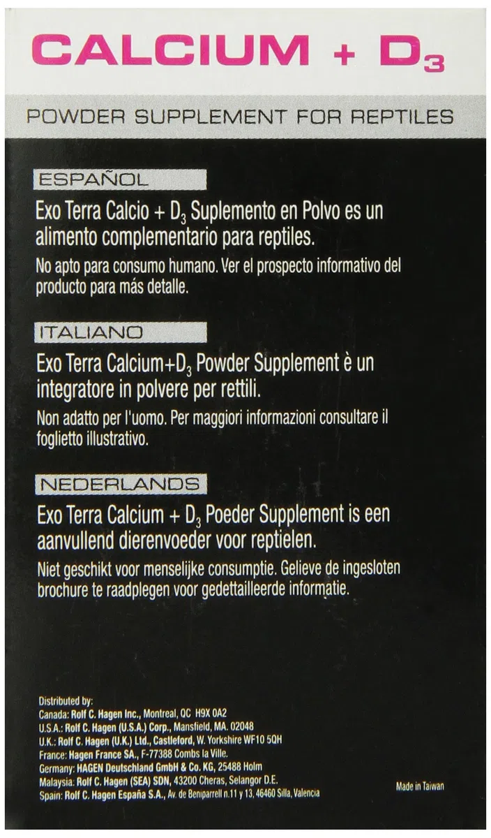 Exo Terra Scoop - Metallschaufel für Reptilienkot & Calcium + Vitamin D3 90 g