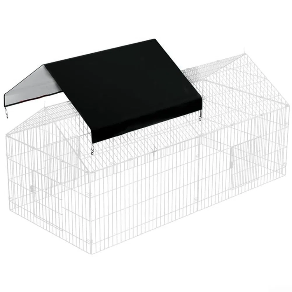 Robuste, wasserdichte Abdeckung für Hühnerstall, 144,8 x 109,2 cm, Oxford-Sonnenschutz für ganzjährigen Schutz von Hühnern