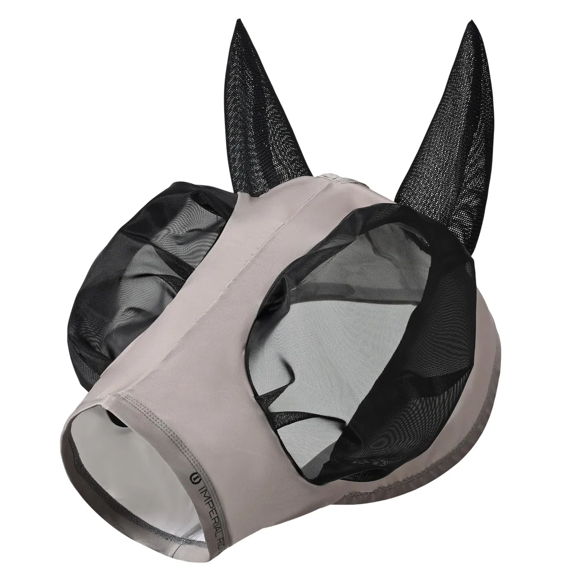 Imperial Riding Fliegenmaske „Trail Ride Basic“ elastischer Insektenschutz, Taupe, Cob
