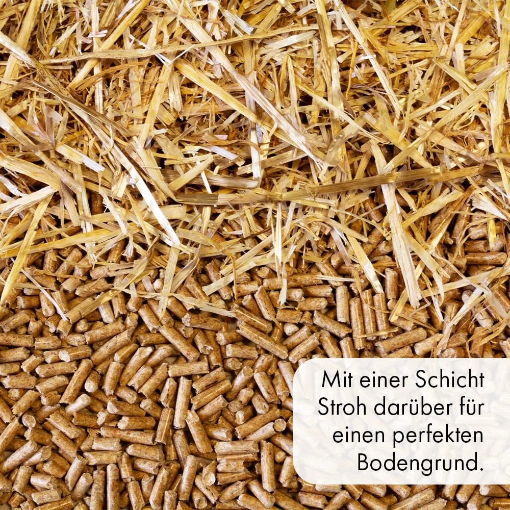 Kleintierpellets Naturholz-Pellets als Einstreu - 10 oder 20 Liter- Kleintierstreu für Hamster, Kaninchen, Nager, Katzen u.ä. - saugstark und geruchsbindend - Nicht klumpende Holzpellets (20 Liter)