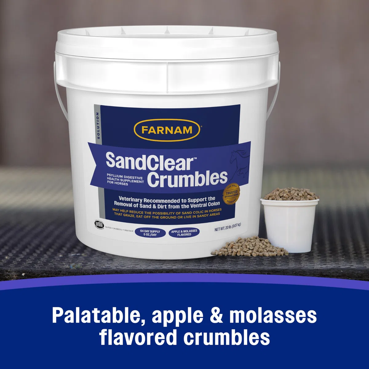 Farnam Sand Clear - Limite Les risques de coliques de Sable Chez le Cheval 9 kg
