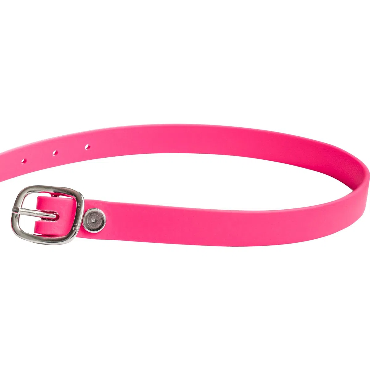 SPRENGER BioThane Sporenriemen, Edelstahl Rostfrei – 45 cm, pink