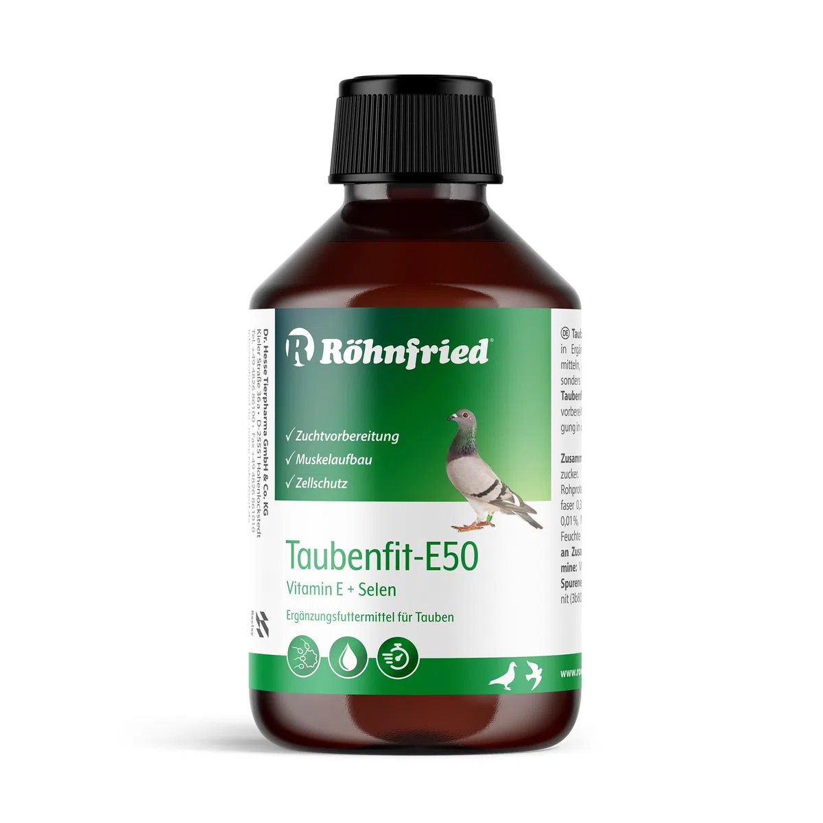 Röhnfried Taubenfit E-50 - Macht Jede Taube Fit auch Zuchttauben (250 ml)