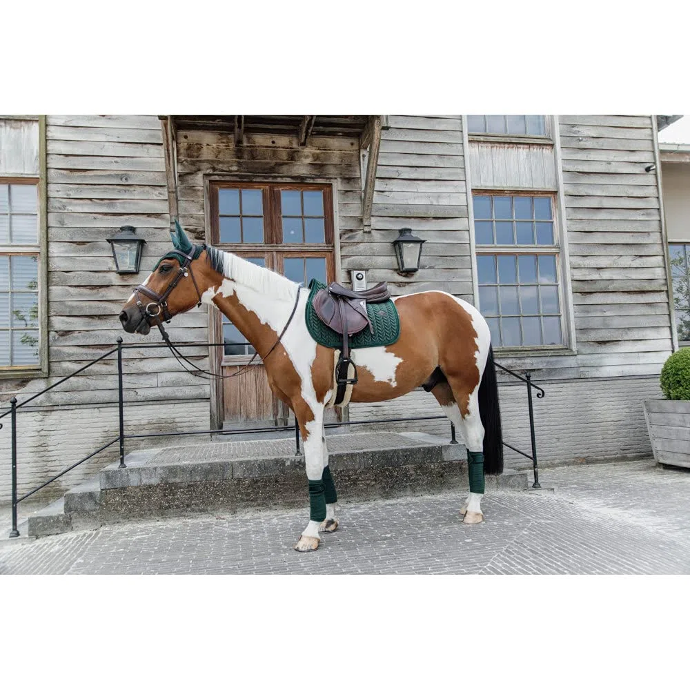 Kentucky Horsewear Schabracke Velvet Pearls, Größe:SR, Farbe Kentucky Horsewear:Pine Green