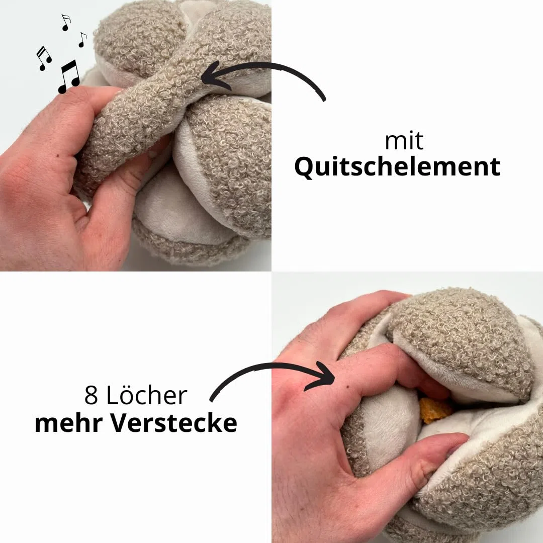 Schnüffelball für Hunde Intelligenzspielzeug für Hunde - interaktives Hundespielzeug für Beschäftigung Hunde - Hundespielzeug Intelligenz