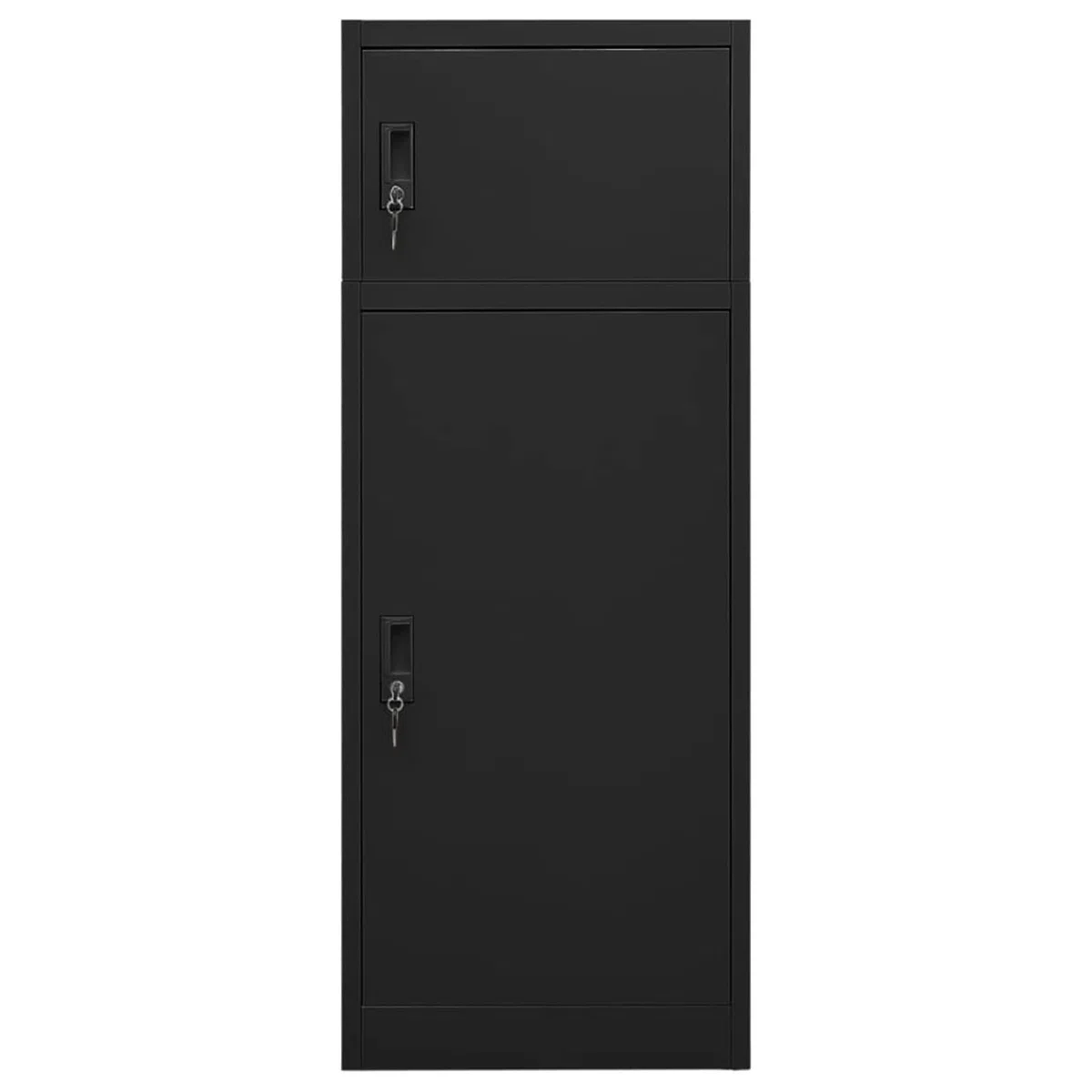 ARKEM Sattelschrank Schwarz Stahlschrank 53x53x140 cm Stahl Sattel Pferd