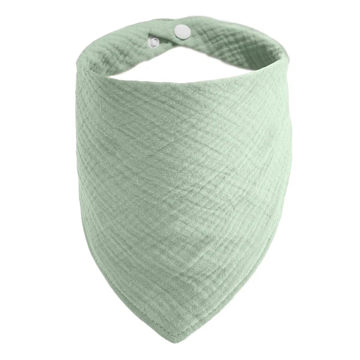 Hunde Bandana für Kleine & Mittelgroße Hunde Verstellbar mit Knopf, Weiches Baumwollmaterial, Einfarbig Erbsengrün, Stylisches Haustier Accessoire,Erbsengrün,L