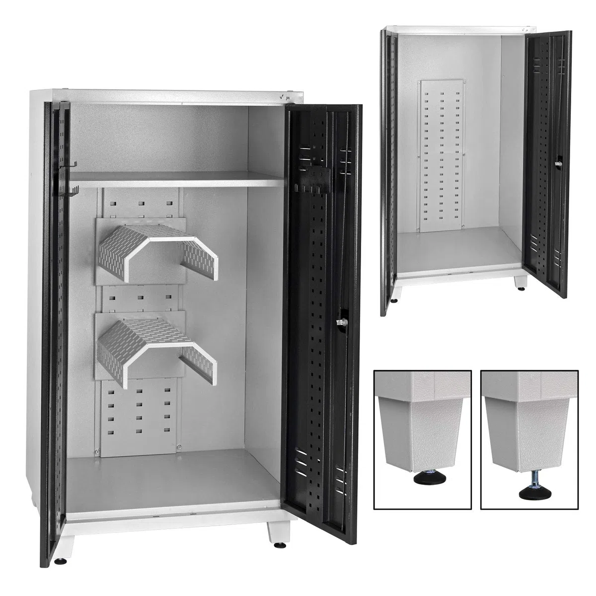 DEMA Sattelschrank Kentucky Metallschrank Sattelspind 2 Sättel