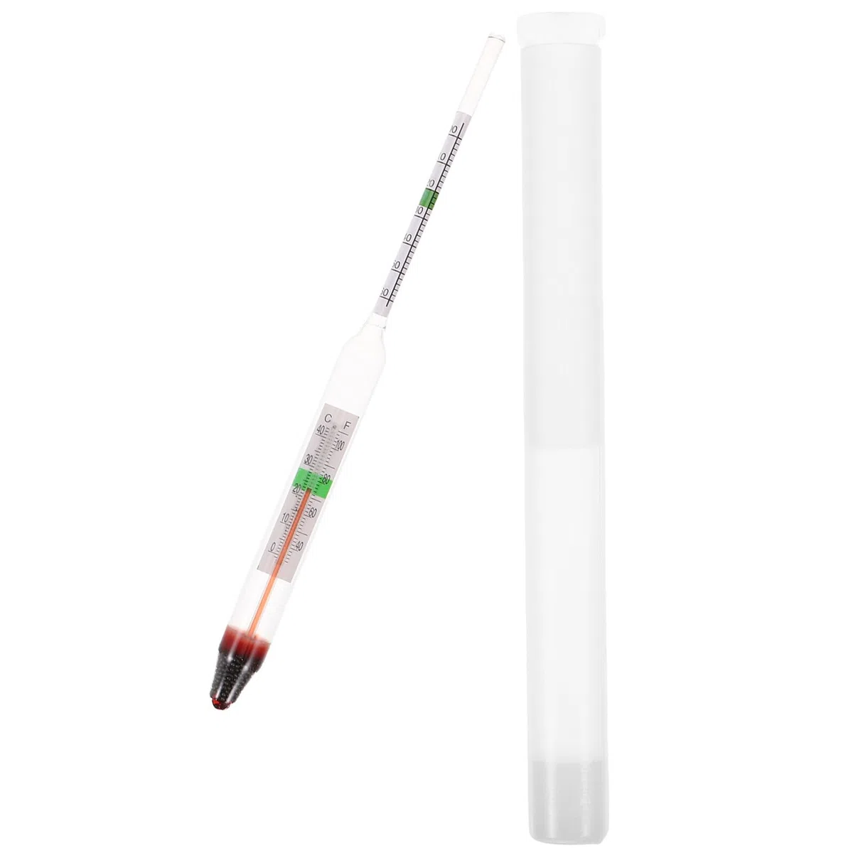 Healifty Meerwasser Salinitätsmesser Hydrometer aus Kunststoff und Glas Kompaktes Aquarium Hydrometer mit Präziser Sonde zur Genauen Dichtemessung für Fischbecken und Aquarien