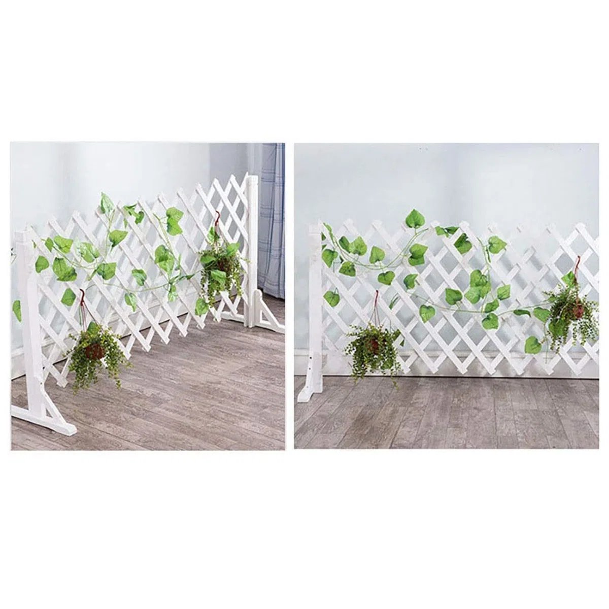Sichtschutzzaun Gartenzäune - Weißer Verstärkter Schutzzaun Für Hunde, Holzgitterplatten Für Außenabsperrung, Erweiterbar Auf 160cm Gartenzaun (Größe: 85 X 150cm) (Size : 80 * 160cm)