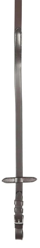PFIFF 102693 Leder-Gummi-Zügel, schmal, braun Full