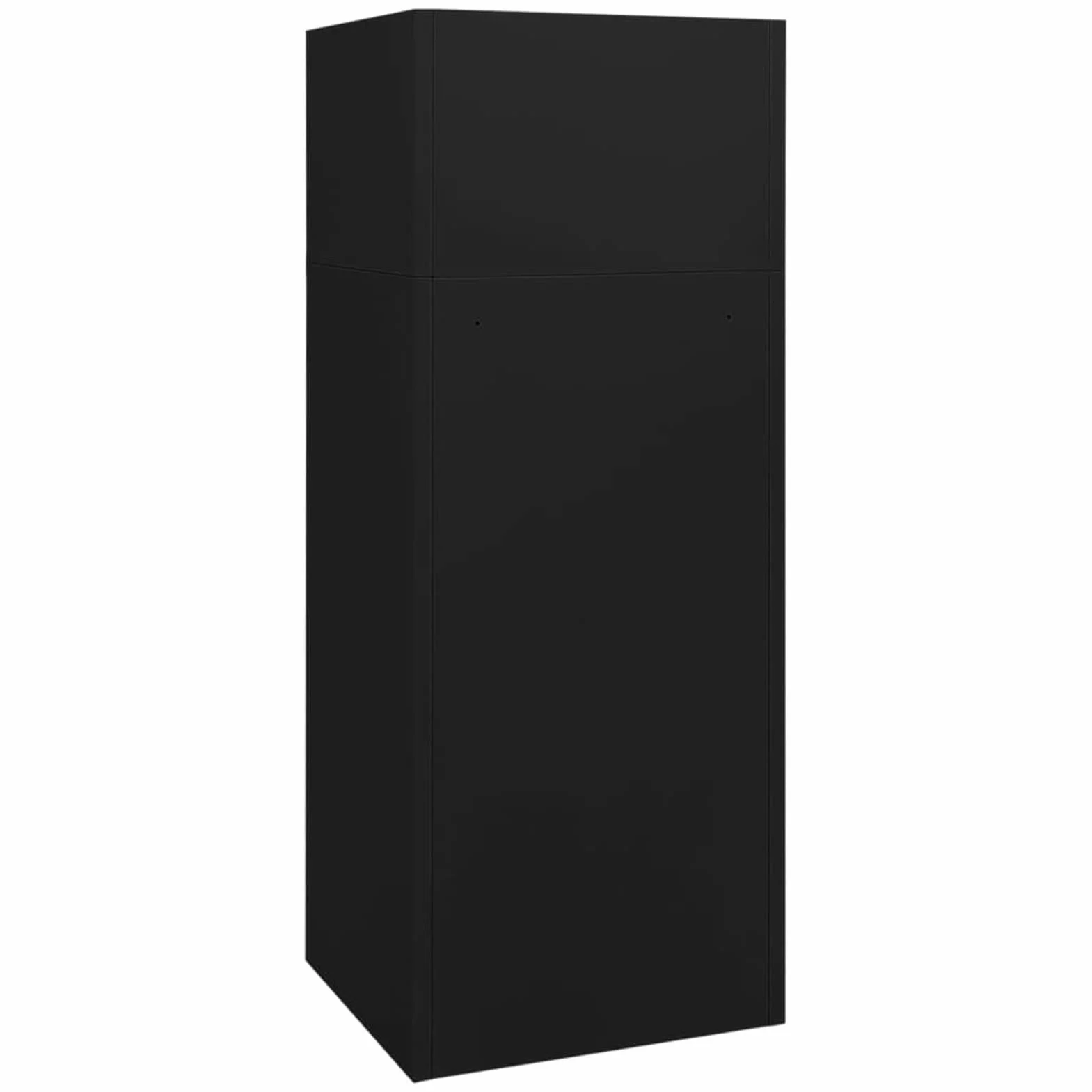 ARKEM Sattelschrank Schwarz Stahlschrank 53x53x140 cm Stahl Sattel Pferd