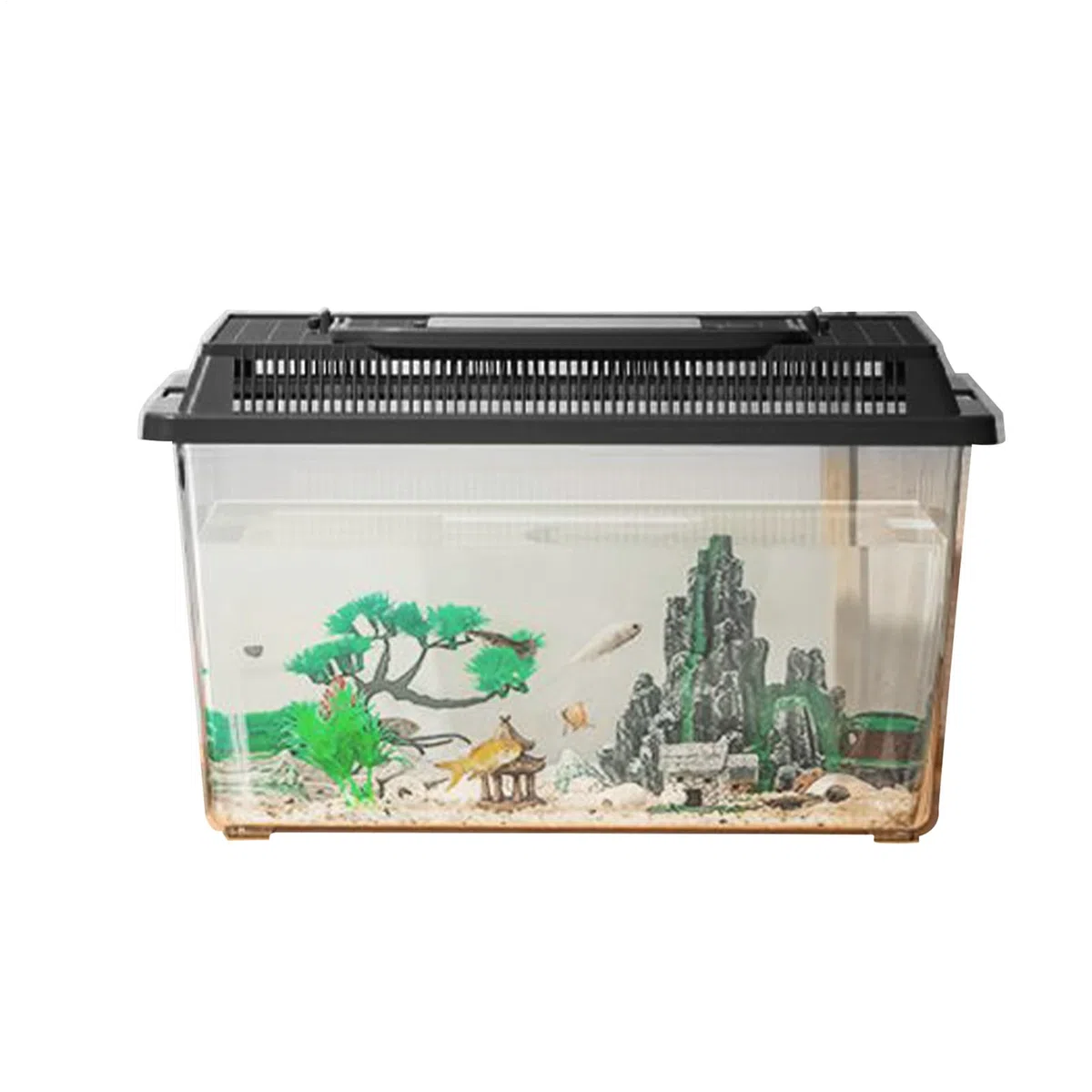 Terrarium Für Reptilien | Futterbox Für Echsen, Vogelspinnen & Terrarientiere - Terrarien-Aufzuchtbehälter Mit Tragegriff Für Schnecken, Insekten Und Kleintiere Drinnen & Draußen