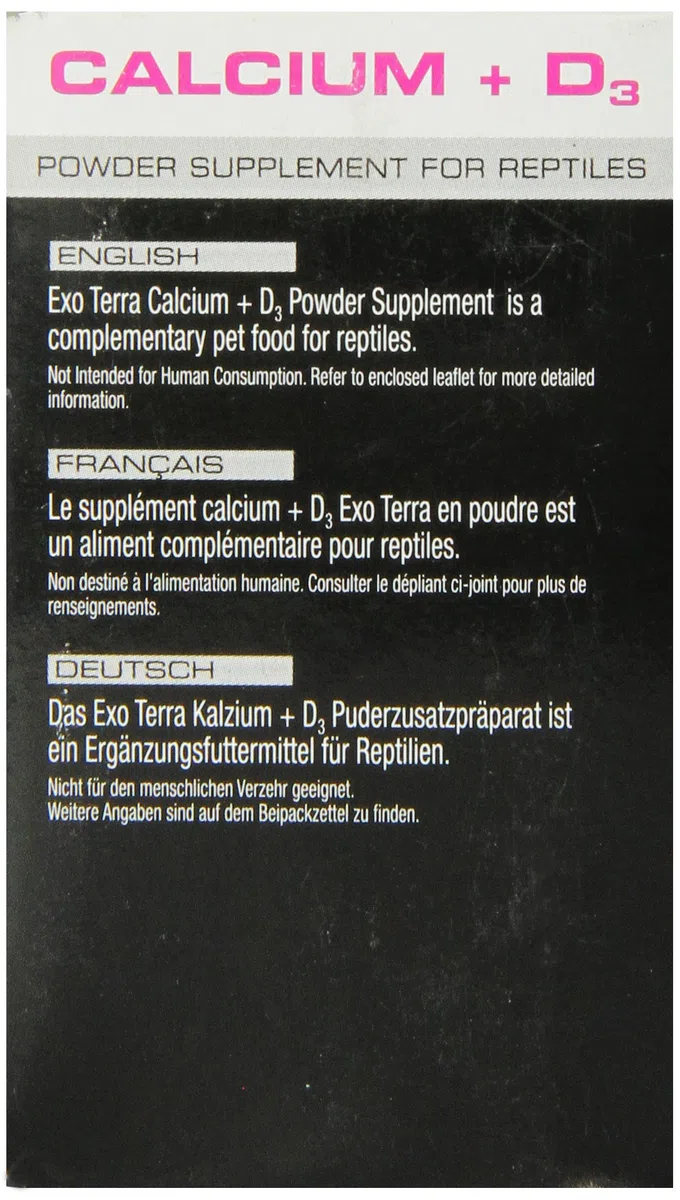 Exo Terra Scoop - Metallschaufel für Reptilienkot & Calcium + Vitamin D3 90 g