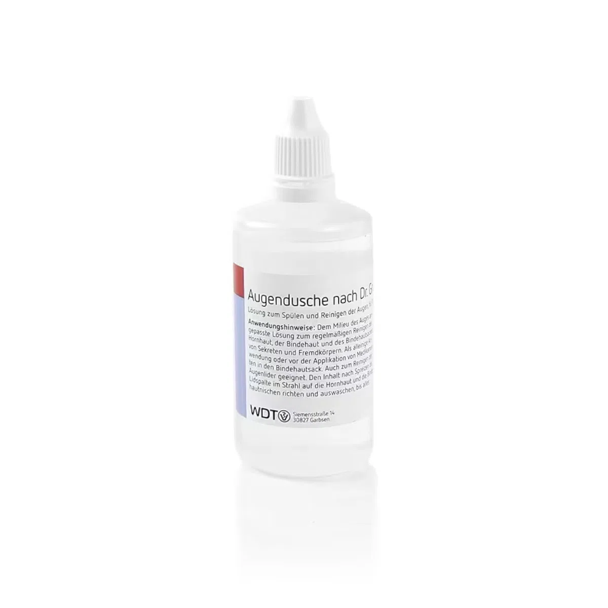 WDT Augendusche nach Dr. Grußendorf | 110 ml | Augenpflege für Tiere | Dem Milieu des Auges angepasst | Auch zum Reinigen der Augenlider geeignet | Reinigt unterstützend mild