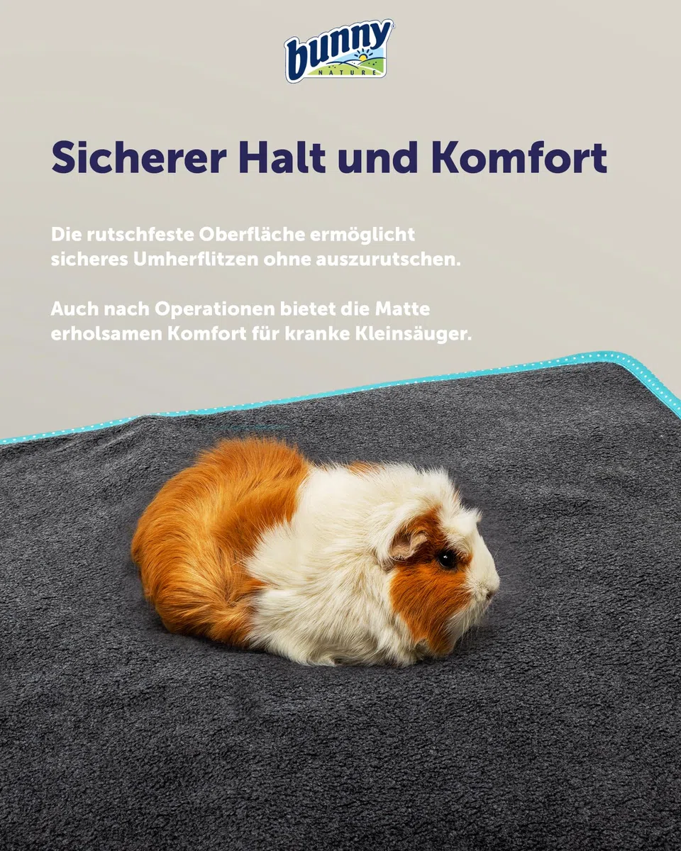 bunnyNature Bedding Easy Türkis - Waschbare PIPI-Pads für Meerschweinchen, Kaninchen - Kleintier Decke - Weicher Fleece & Saugstarker Molton - Antiallergisch