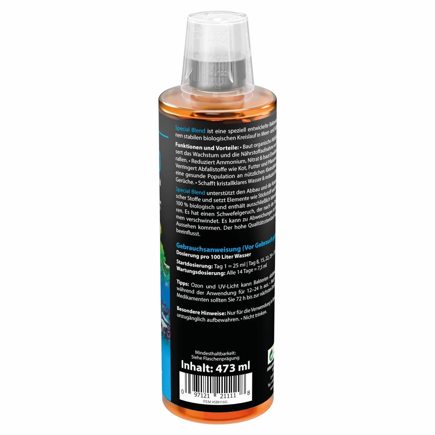 ARKA Special Blend - hochaktive Bakterien + TheraP - Fischpflege Reinigungsbakterien Set, 2X 473ml, Einheitsgröße, 946 ml
