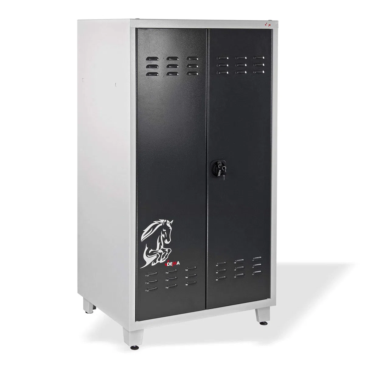 DEMA Sattelschrank Kentucky Metallschrank Sattelspind 2 Sättel