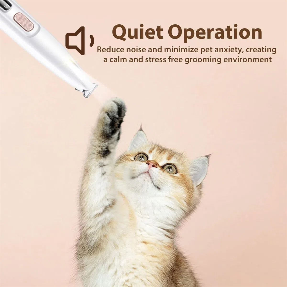 Paw Trim Pro, Pfotentrimmer Für Hunde, Schermaschine Hund, Leise Wasserdicht Hundepfoten Trimmer Für Pfoten, Augen, Ohren, Gesicht, Körp (A)