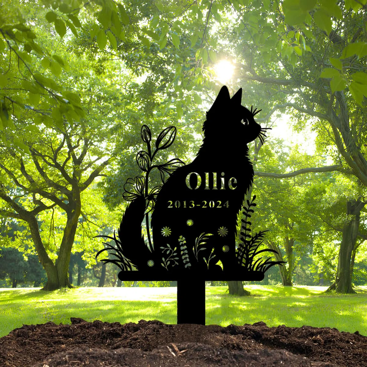 Gedenkgrabsteine ​​für Haustiere, für Hunde und Katzen, Hundegrabsteine ​​für Draußen, Grabstein für Haustiere, Geschenke für den Friedhof, Erinnerungsgrab, Bestattungspfahl für Haustierbesitzer