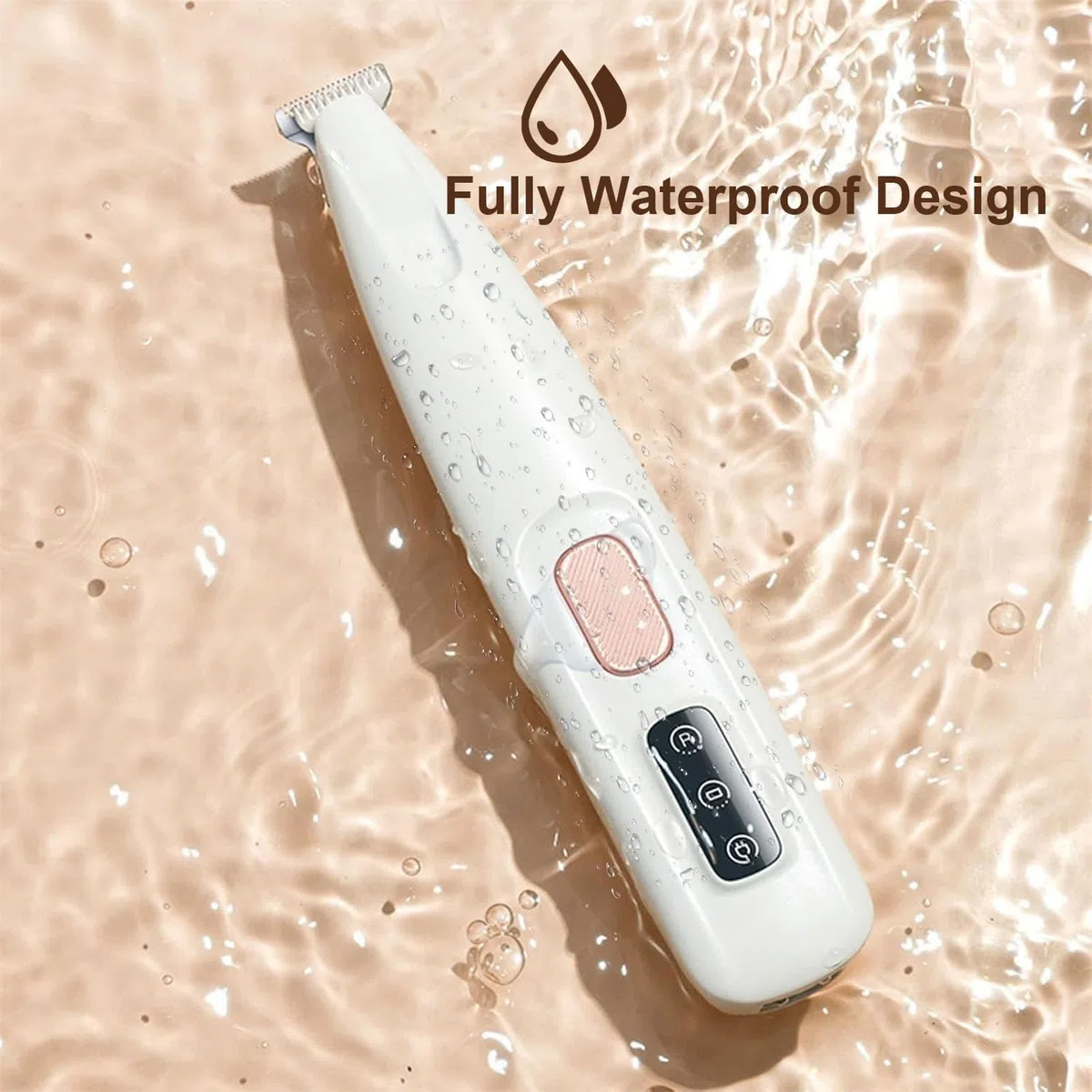 Paw Trim Pro, Pfotentrimmer Für Hunde, Schermaschine Hund, Leise Wasserdicht Hundepfoten Trimmer Für Pfoten, Augen, Ohren, Gesicht, Körp (A)