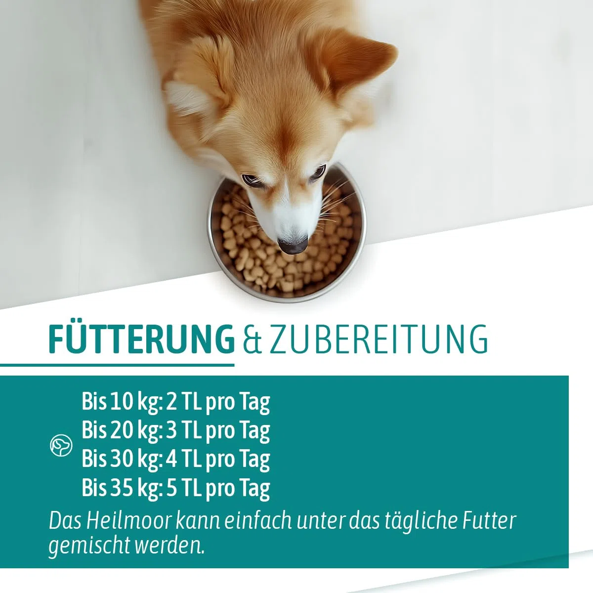 AniGo Heilmoor für Hunde 1,3kg – Verbessert die Kotbeschaffenheit, Optimale Verdauung, Immunsystem, Magen-Darm-Aktivität, Appetit Anregung I Natürliche Heilerde Moor für Hund