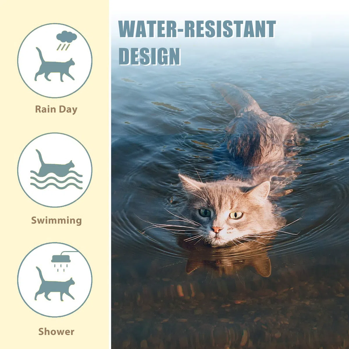 Collares para Gatos 2 en 1 – 2 Collares Antipulgas y Garrapatas + 1 Beruhigend mit Aceites Naturales, Ajustable y Confortable, Exclusivo y Económico, Protección y Relajación 24/7