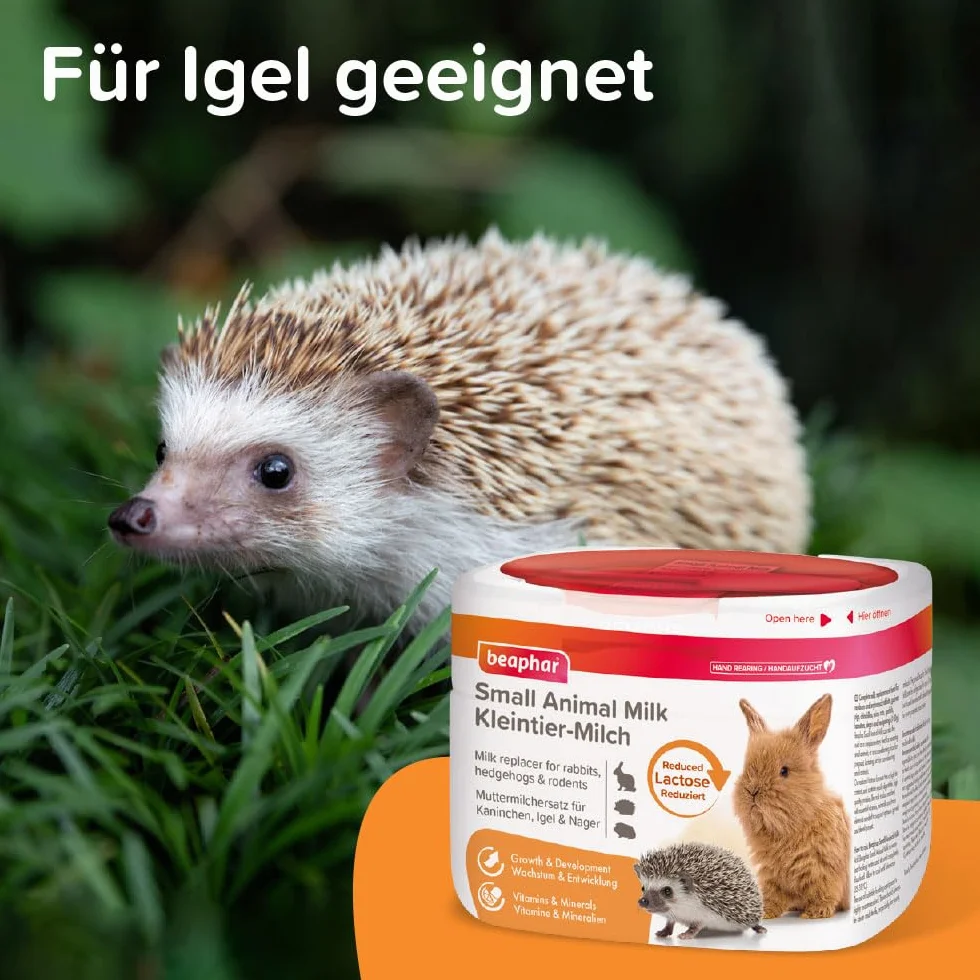 BEAPHAR - Kleintier-Milch - Für Kaninchen, Igel Und Nager - Muttermilchersatz - Laktosereduziert Für Optimales Wachstum Und Entwicklung - 200 g