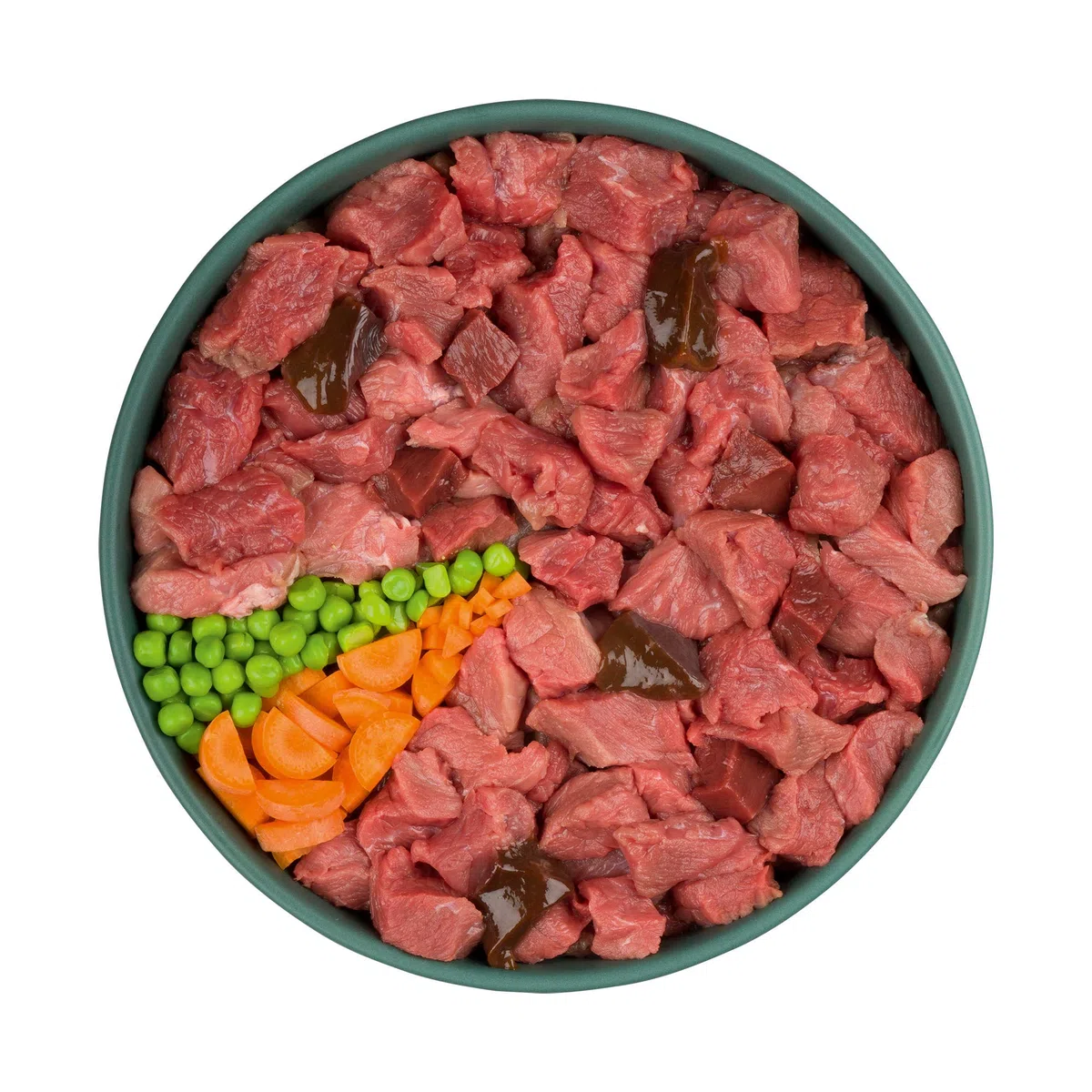 PURBELLO Hunde-Rolle Lamm mit Möhren & Erbsen - Monoprotein Hundefutter mit hohem Fleischanteil - Nassfutter für Hunde - Hundewurst schnittfest & getreidefrei - 8 x 200 g