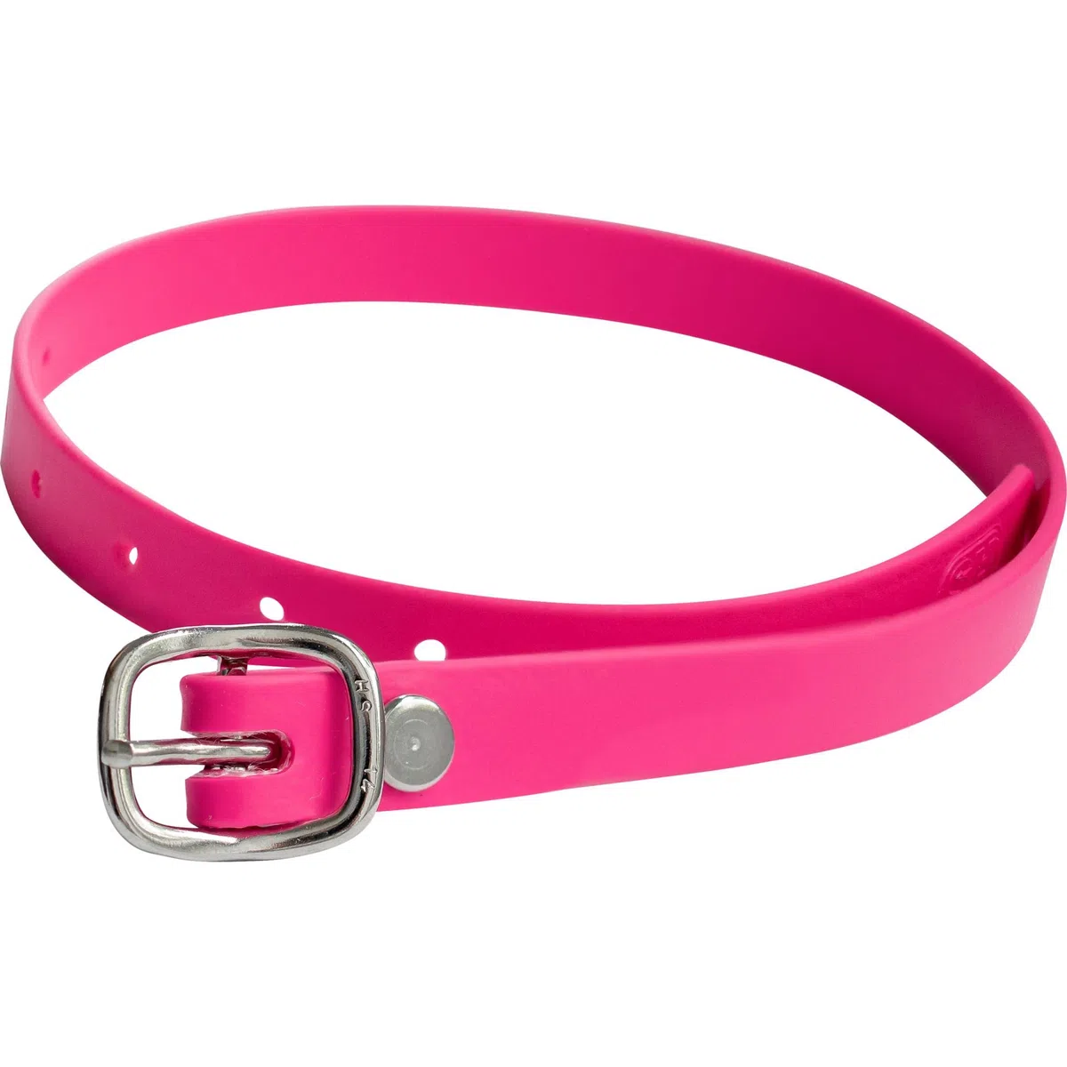 SPRENGER BioThane Sporenriemen, Edelstahl Rostfrei – 45 cm, pink