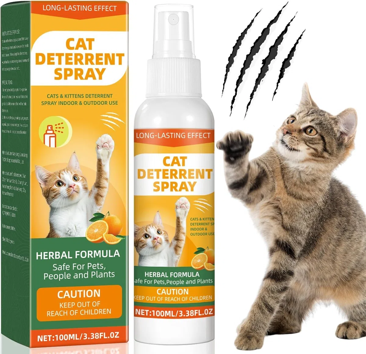 Katzenspray zum Kratzen - für das Verhalten von Katzen, Schützen von Möbeln, Sofas, Teppichen, Indoor & Outdoor Natürlich - New Sold 7