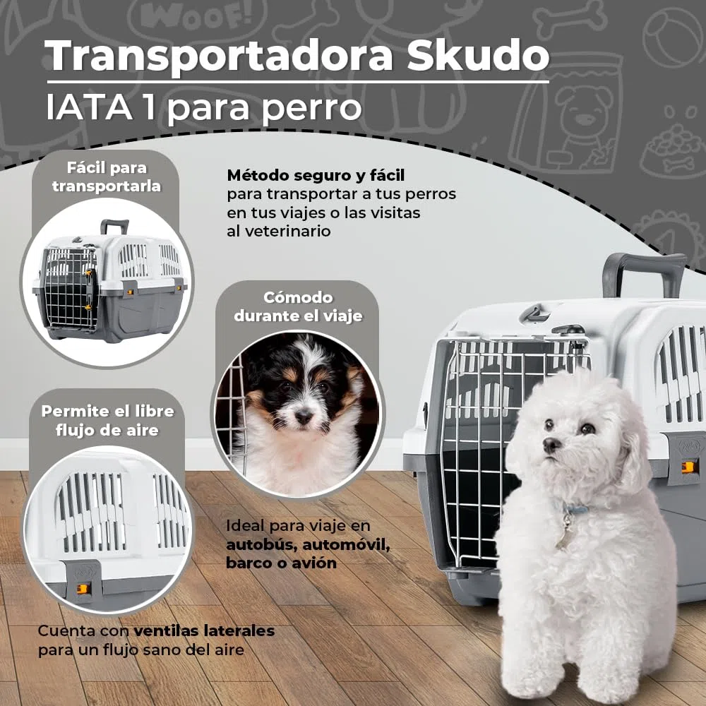 Transportbox "Skudo 1 IATA" grau / creme L x B x H: 48 x 31,5 x 31