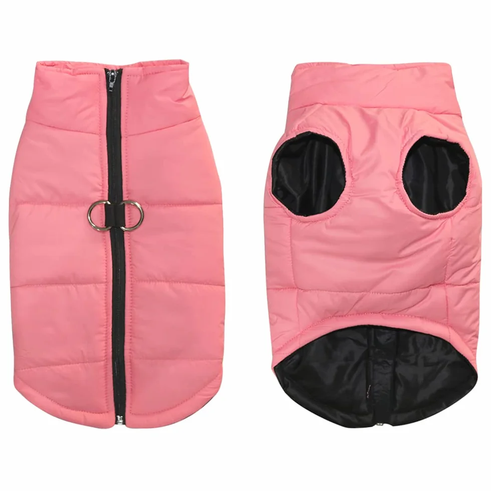 FEimaX Hundejacke Hundemantel wasserdichte Hunde Winter Warm Mantel für Kleine Mittlere Große Hunde Regenmantel Welpen Gepolstert Puffer Weste Haustier Kleidung