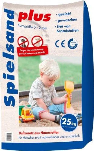 Hamann Spielsand Plus 1125 kg - Mit Duftzusatz aus Naturstoffen schützt den Sand vor Verunreinigungen durch Hund und Katze
