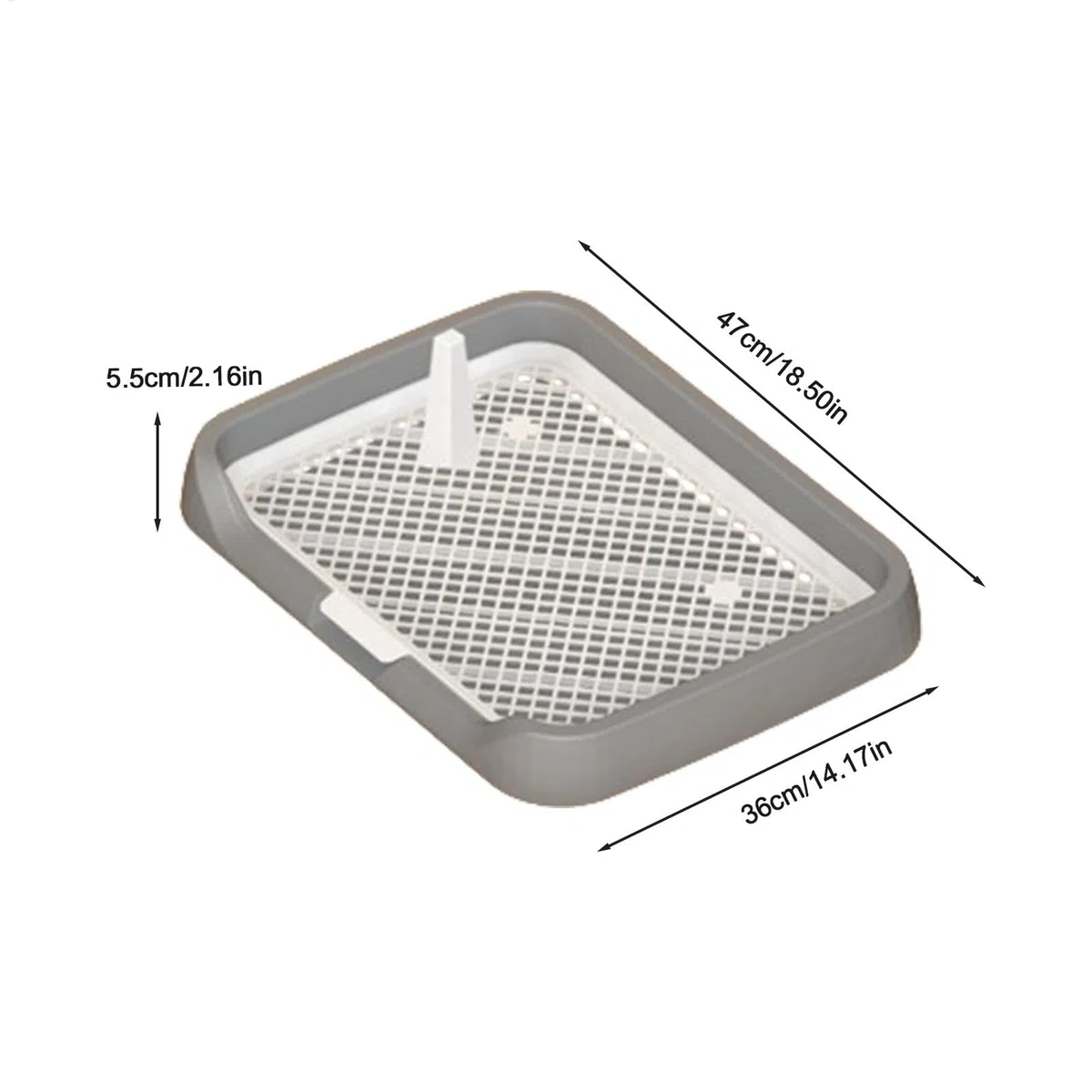 Netzgitter Toilette – Boxen Toilette Welpe Pee Indoor System Mesh Grids Flat Potty Tray Pee Pad für Hunde | Wiederverwendbare abnehmbare Säule Töpfchen Zubehör, Urinierhalter für Zuhause Pet