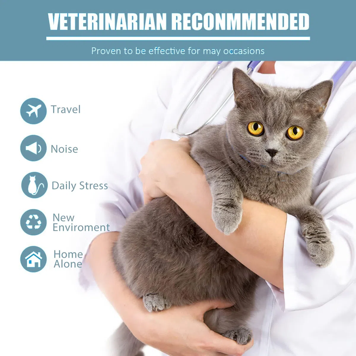 Collares para Gatos 2 en 1 – 2 Collares Antipulgas y Garrapatas + 1 Beruhigend mit Aceites Naturales, Ajustable y Confortable, Exclusivo y Económico, Protección y Relajación 24/7