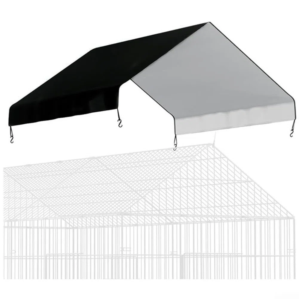 Robuste, wasserdichte Abdeckung für Hühnerstall, 144,8 x 109,2 cm, Oxford-Sonnenschutz für ganzjährigen Schutz von Hühnern