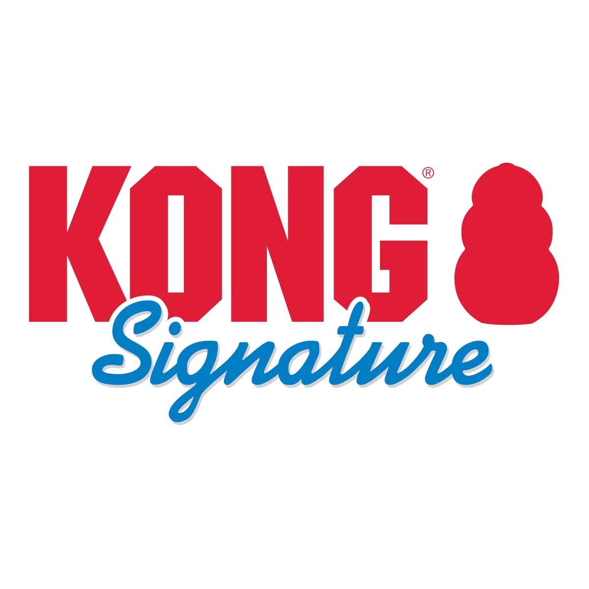KONG Signature Ball für Hunde - Robustes Apportierspielzeug - 2er-Pack - Groß