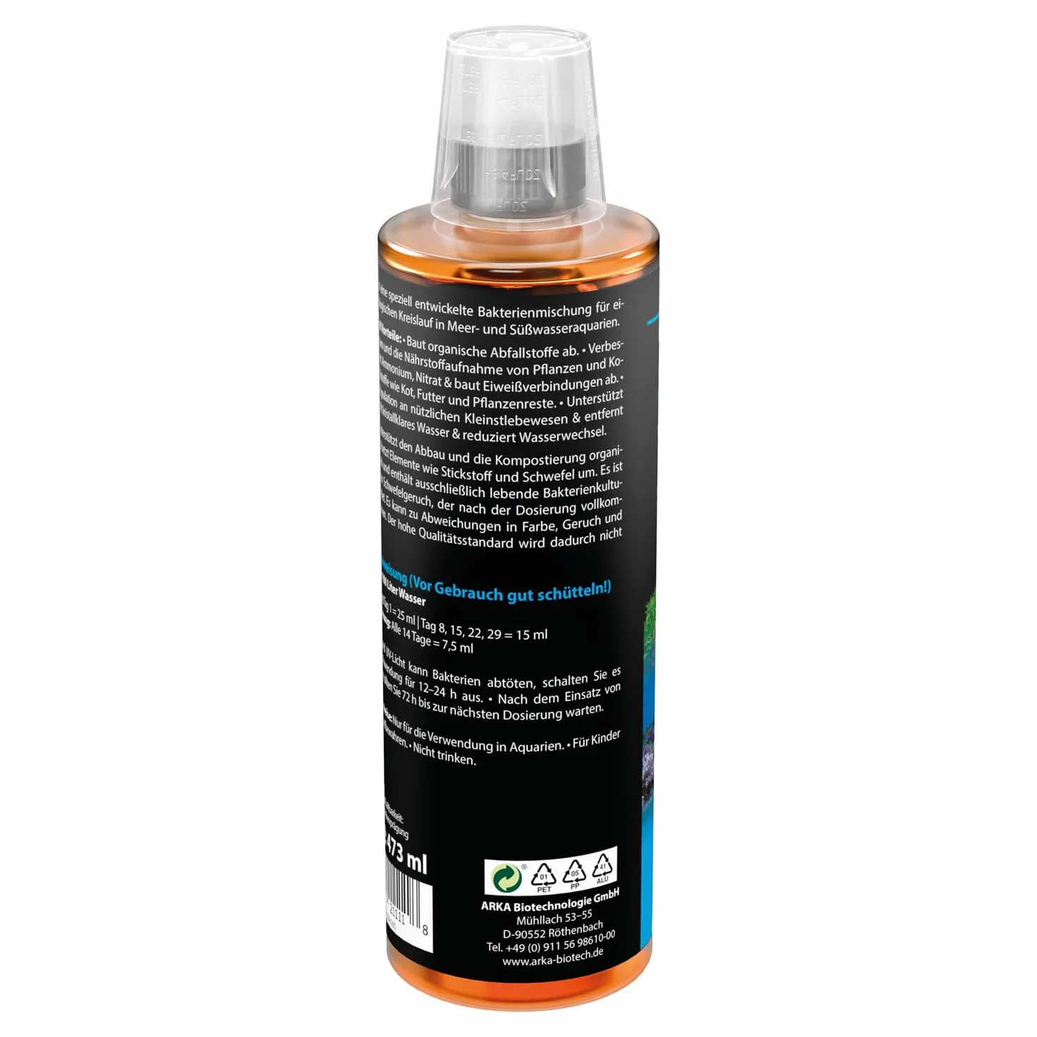 ARKA Special Blend - hochaktive Bakterien + TheraP - Fischpflege Reinigungsbakterien Set, 2X 473ml, Einheitsgröße, 946 ml