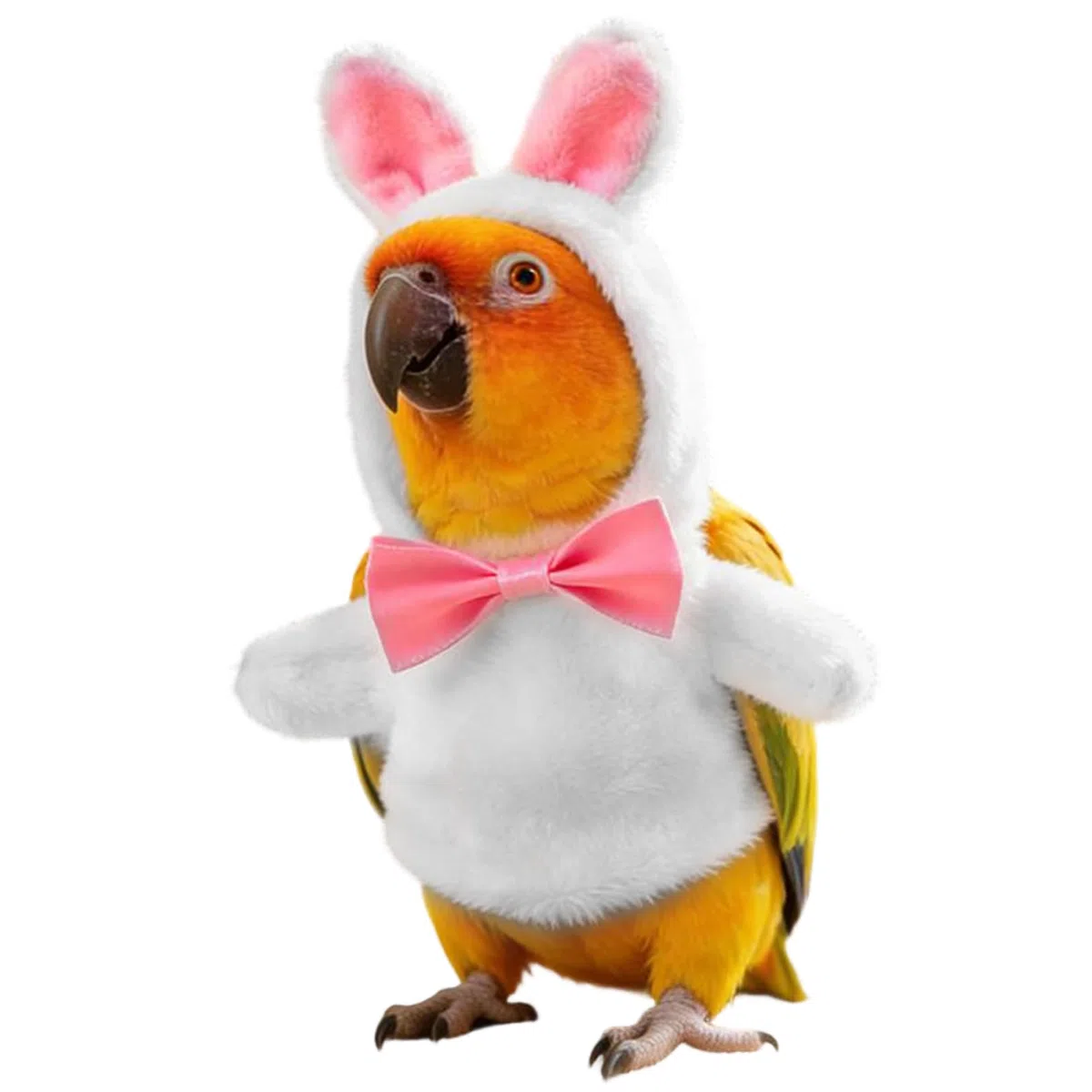 Vogelumhang – Windfestes Vogel-Outfit mit -Design – verstellbare Kleidung für Vögel – für Graupapageien, Wellensittiche, Sittiche, Mainaten