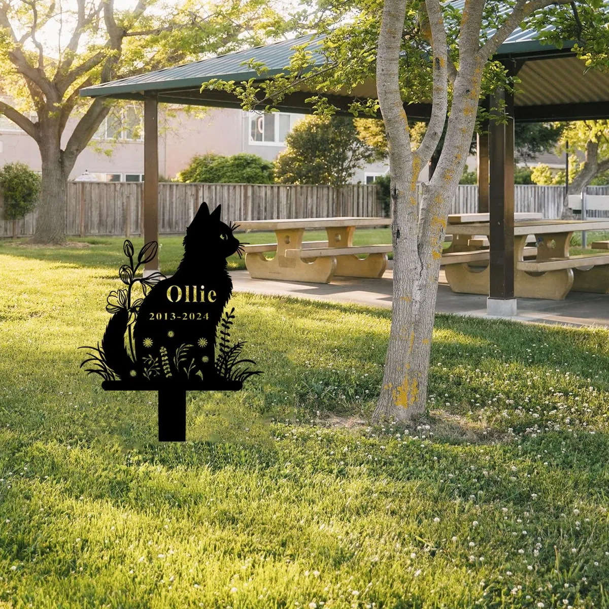 Gedenkgrabsteine ​​für Haustiere, für Hunde und Katzen, Hundegrabsteine ​​für Draußen, Grabstein für Haustiere, Geschenke für den Friedhof, Erinnerungsgrab, Bestattungspfahl für Haustierbesitzer
