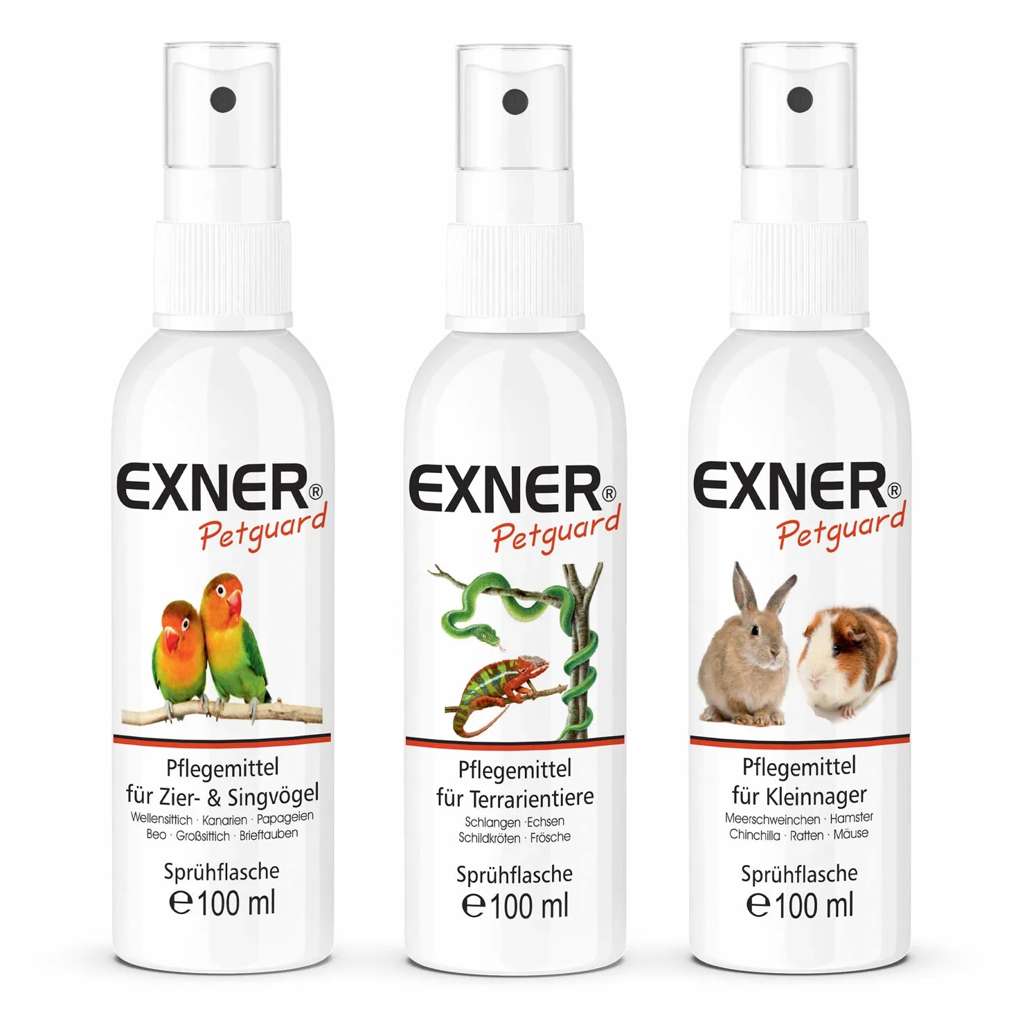 Tierpflege für Ziervögel & Singvögel - Pflegemittel bei Juckreiz, Haarausfall, Entzündung, Parasiten, Räude, Milben & Pilzbefall - biologisch & natürlich - 100 ml Sprühflasche