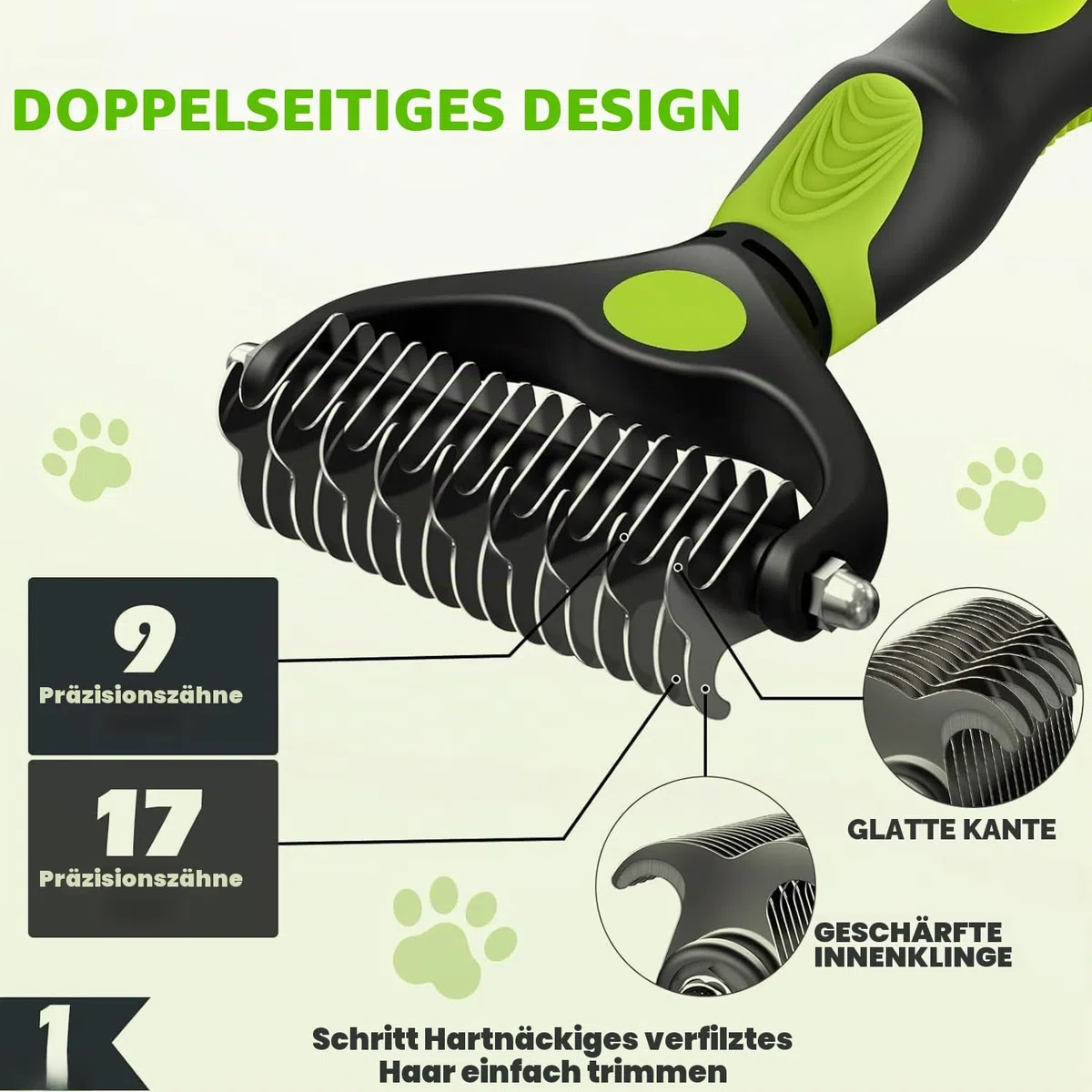 Hundebürste Katzenbürste, Professionelle Haustier Bürsten Selbstreinigende Hundebürste Langhaar Kurzhaar Hundepflege Massage Fellpflege Bürste für Katzen Hunde (3 Stück)