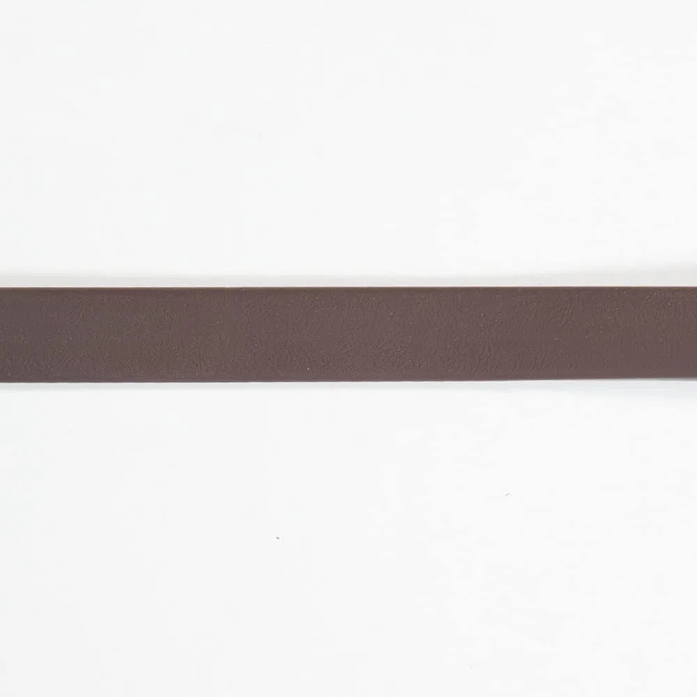 PFIFF 102693 Leder-Gummi-Zügel, schmal, braun Full