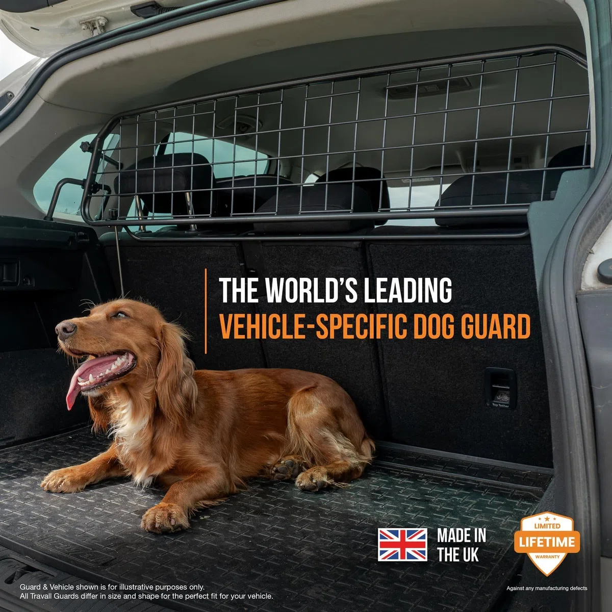 Travall Hundegitter und Trenngitter für Mitsubishi Outlander 2014-2021, fahrzeugspezifisches Kofferraumgitter aus Stahl zur sicheren Trennung von Hund und Gepäck