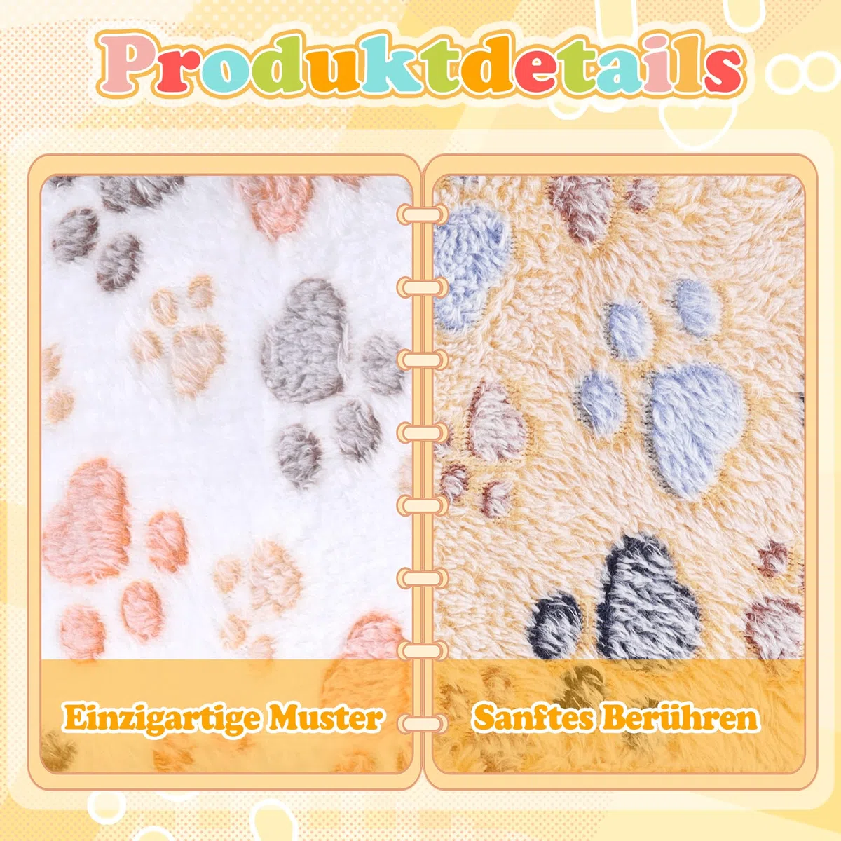 4Stück Kleintier Plüschbett Set, Flauschiges Kleintierbett, Waschbares Plüschbett für Meerschweinchen Kaninchen Hamster, Warme Kuschelmatte für Käfige, Weiche Fleece Decke für Kleintiere