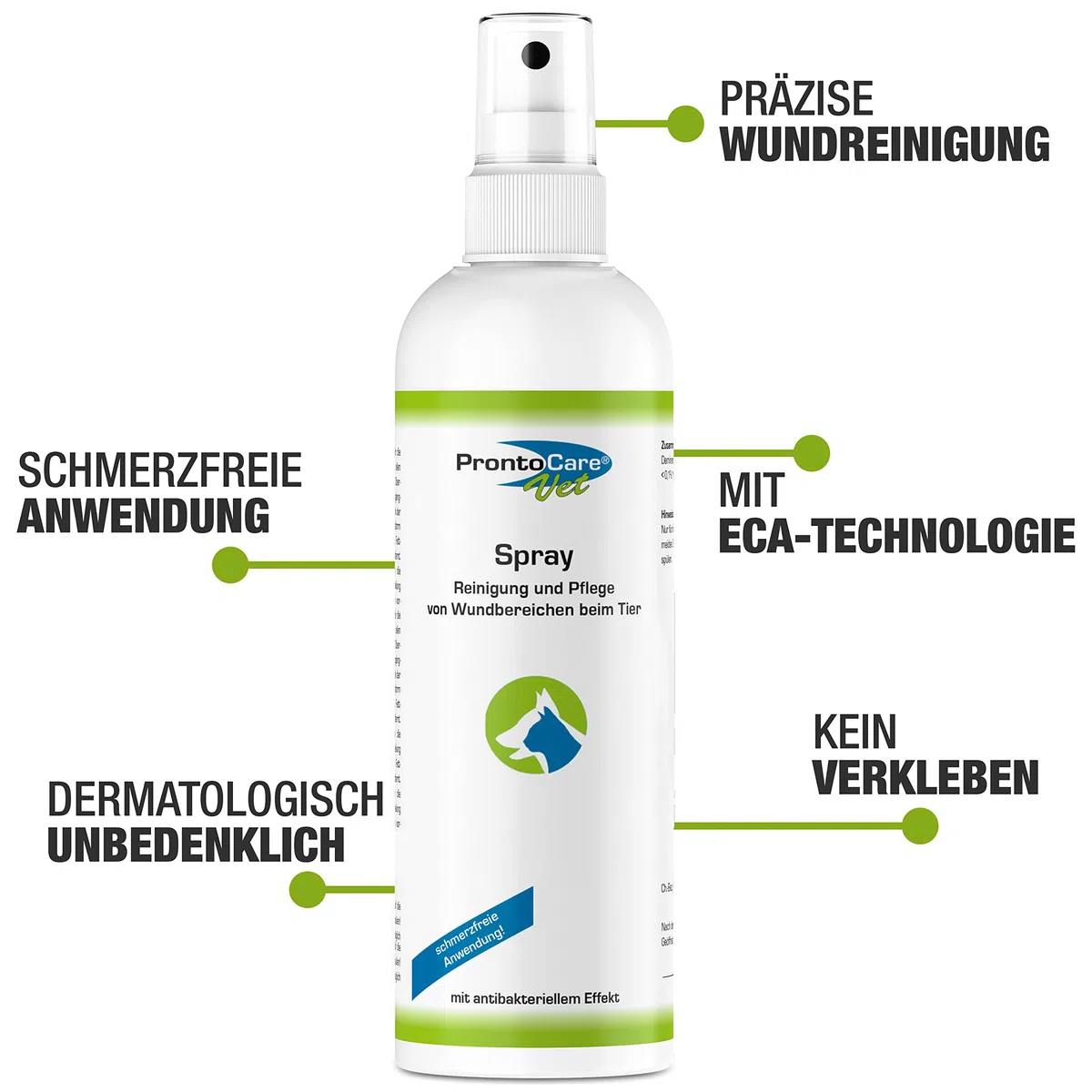 Prontocare-Vet Wundspray 250ml - optimale Wundversorgung für Tiere