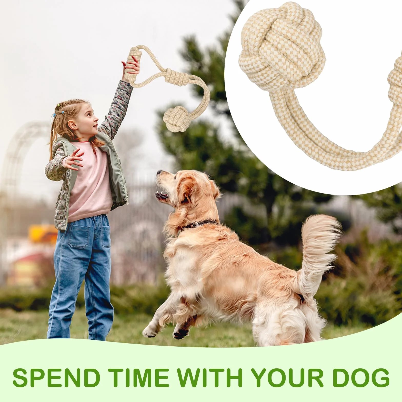 Hundespielzeug Set, 6 Stück Hunde Kauspielzeug Seil, Hundeseile Spielzeug aus Baumwolle & Hanf, Interaktives Kauspielzeug, Hundespielzeug Seil für Welpen, Kleine, Mittelgroße Hunde