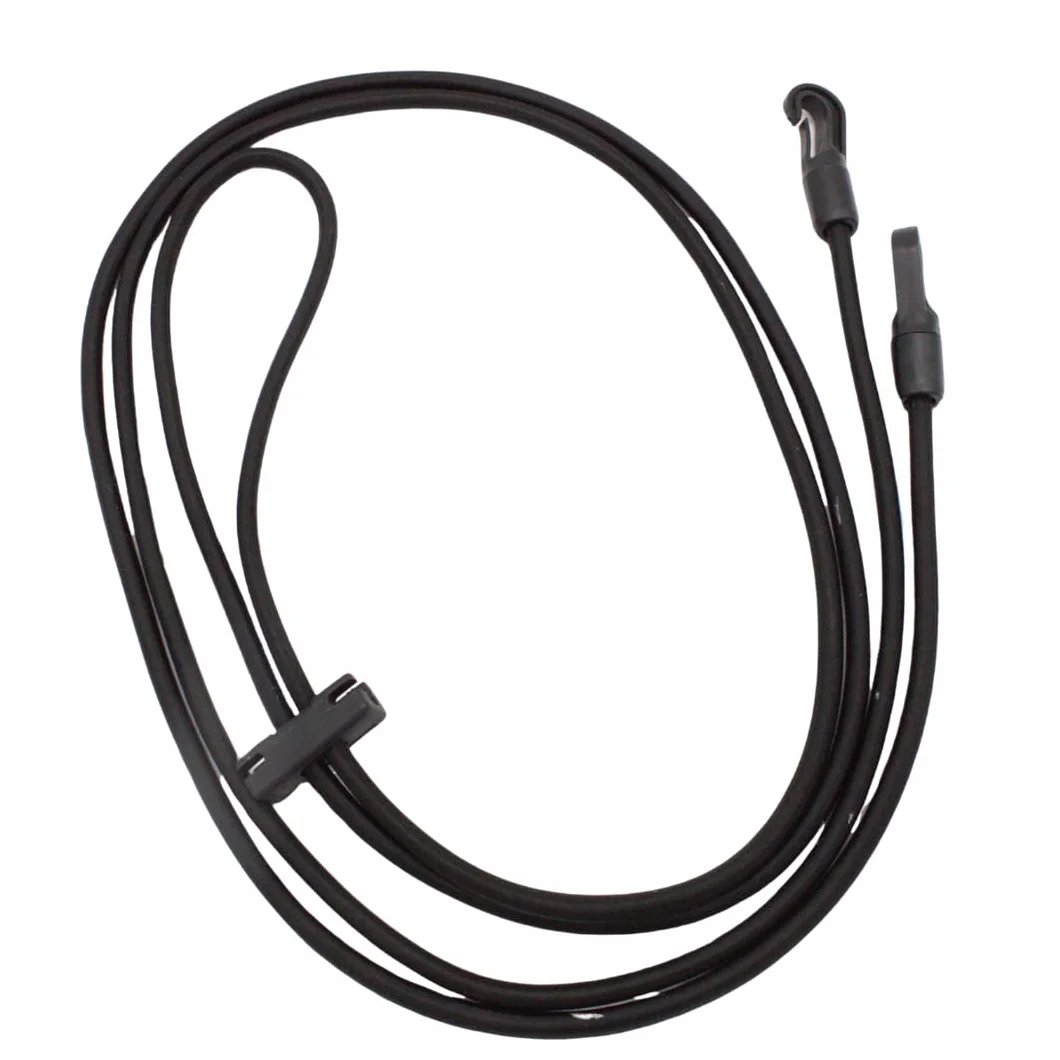 PFIFF 103118 Halsverlängerer, Hilfszügel zur Haltungskorrektur, elastisches Chambon, verlängerung des Halses, Verbesserung von Hals- und Genickbeschwerden, 3,4m, Schwarz, Full